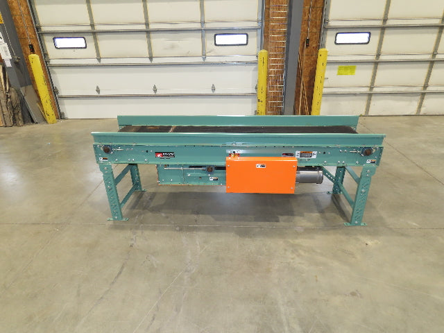 Roach 24"x 8' Slider Bed 18" Belt Conveyor .5Hp 230/460V 3PH Center Drive 63 FPM