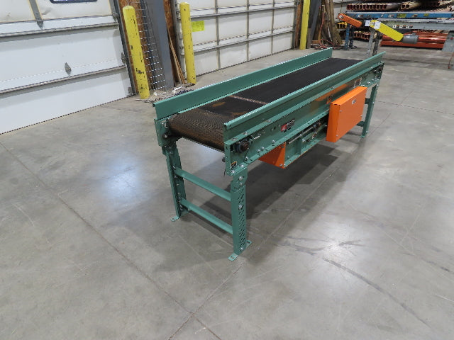 Roach 24"x 8' Slider Bed 18" Belt Conveyor .5Hp 230/460V 3PH Center Drive 63 FPM