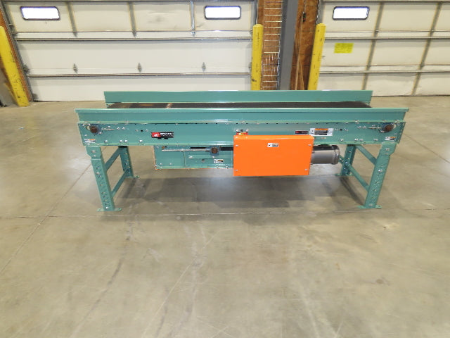 Roach 24"x 8' Slider Bed 18" Belt Conveyor .5Hp 230/460V 3PH Center Drive 63 FPM