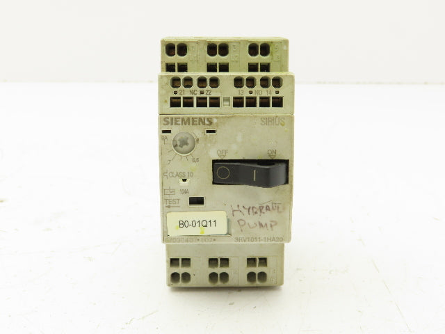Siemens 3RV1011-1HA20 Motor Protection Circuit Breaker 690VAC 8A 2Ka 3PH