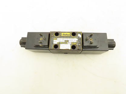 Parker D1VW4CNJWF70X4593 Hydraulic Solenoid Valve 3-Pos 24VDC 3000 PSI