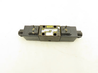 Parker D1VW4CNJWF70X4593 Hydraulic Solenoid Valve 3-Pos 24VDC 3000 PSI