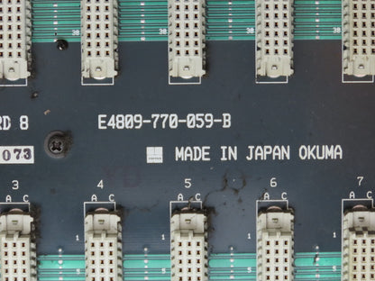 Okuma E7191-855-018-2 Opus7000 Card Slot Rack Chassis W/Motherboard and Cards