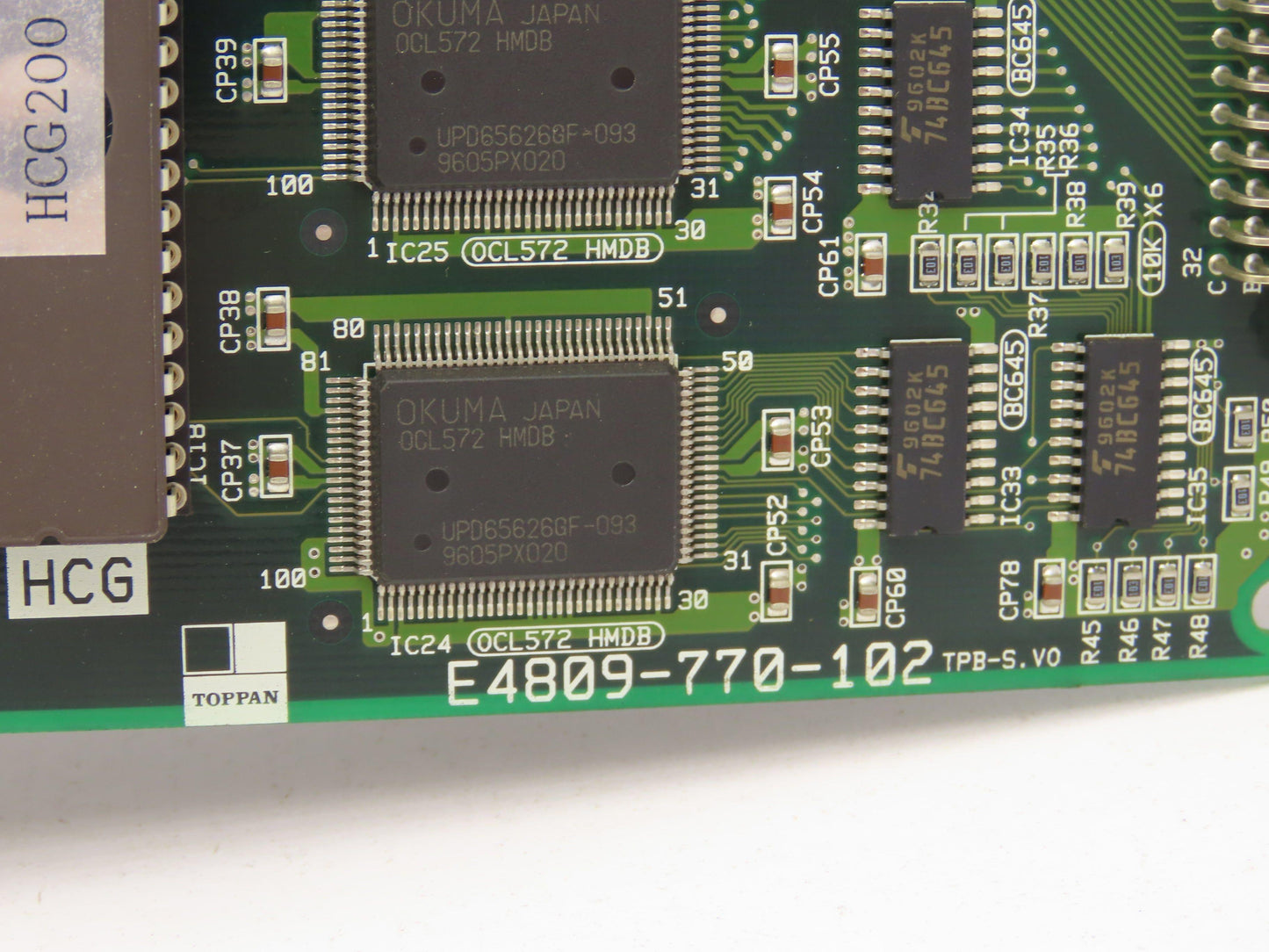 Okuma E7191-855-018-2 Opus7000 Card Slot Rack Chassis W/Motherboard and Cards