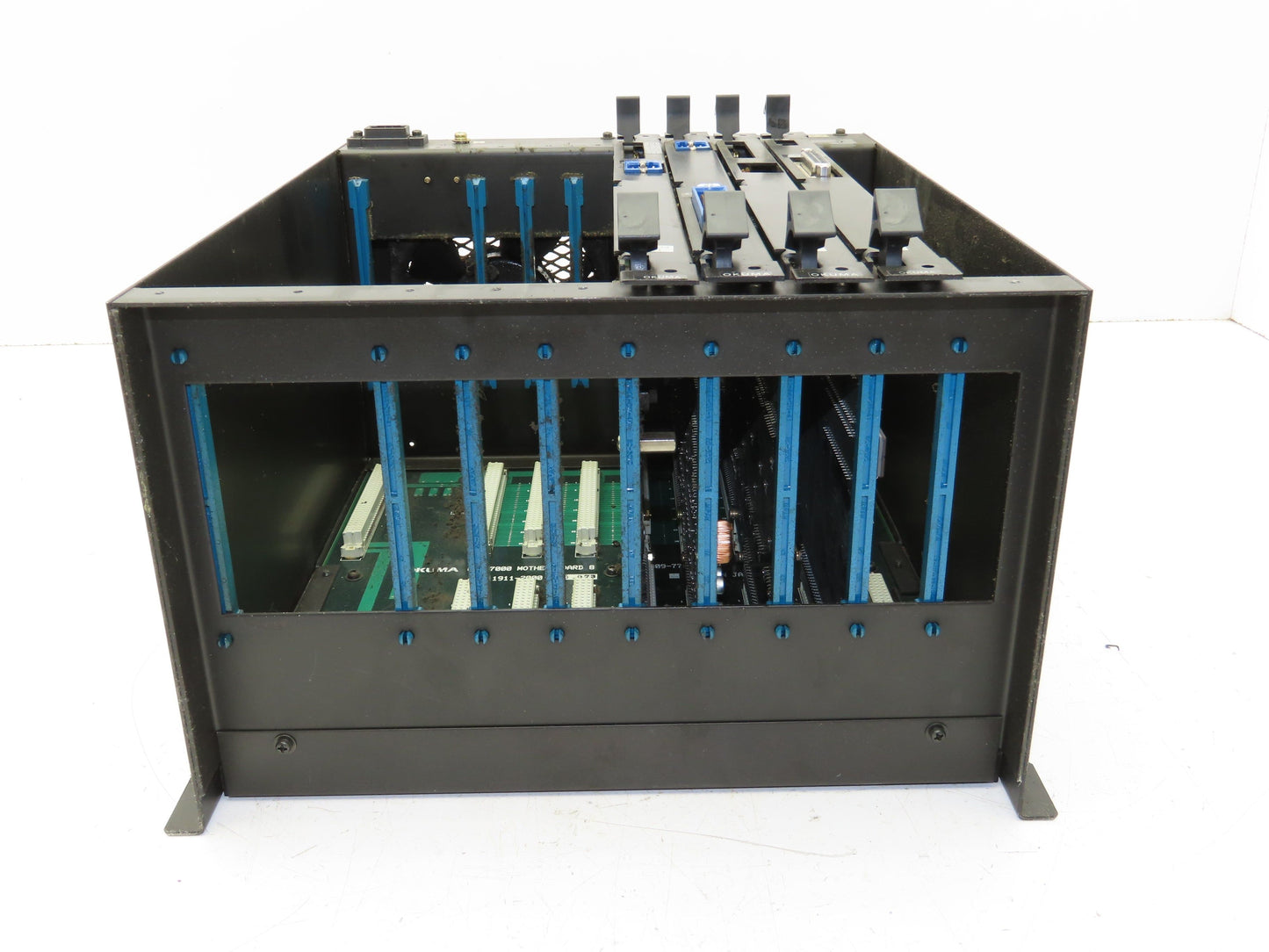 Okuma E7191-855-018-2 Opus7000 Card Slot Rack Chassis W/Motherboard and Cards