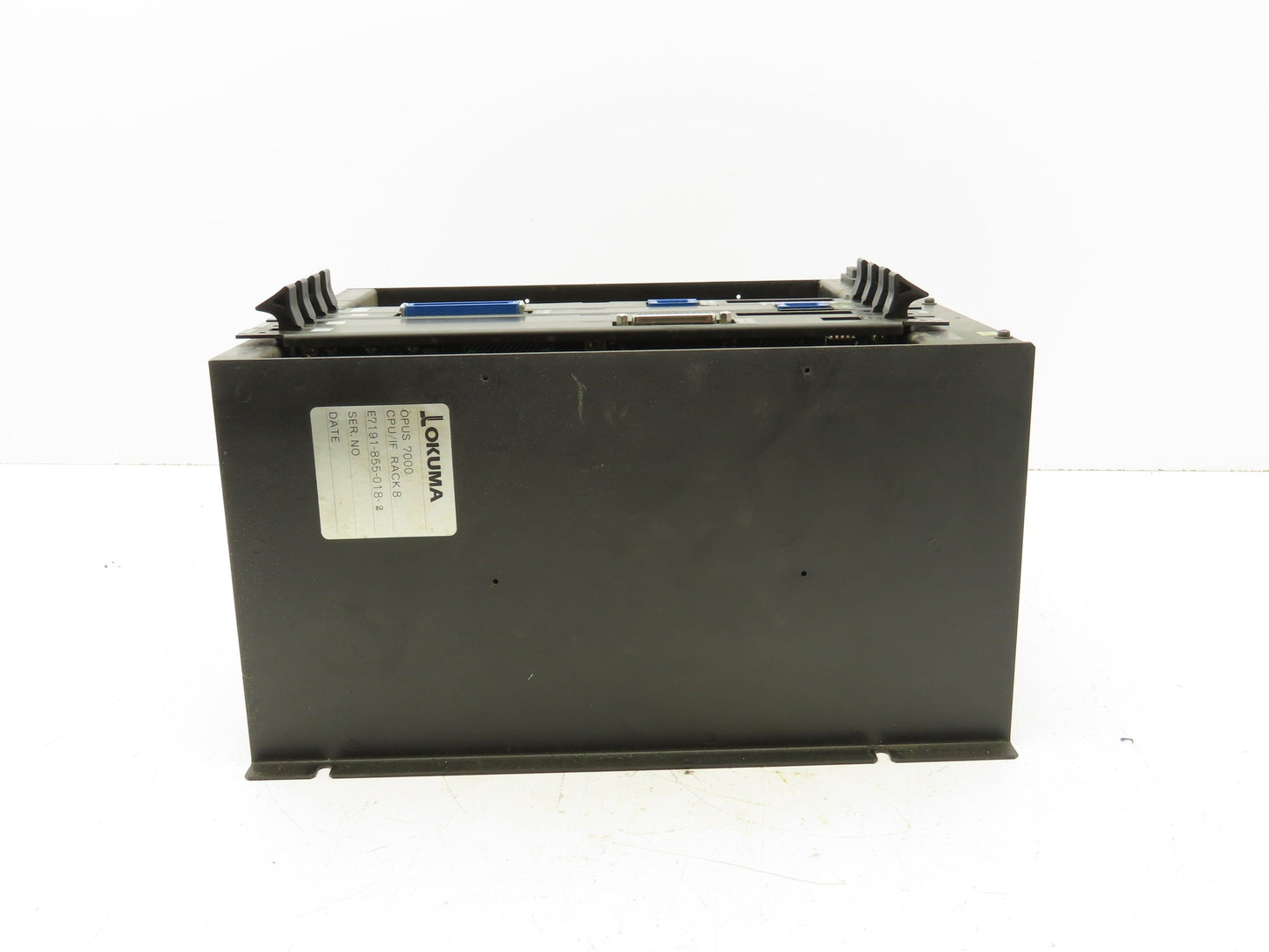 Okuma E7191-855-018-2 Opus7000 Card Slot Rack Chassis W/Motherboard and Cards