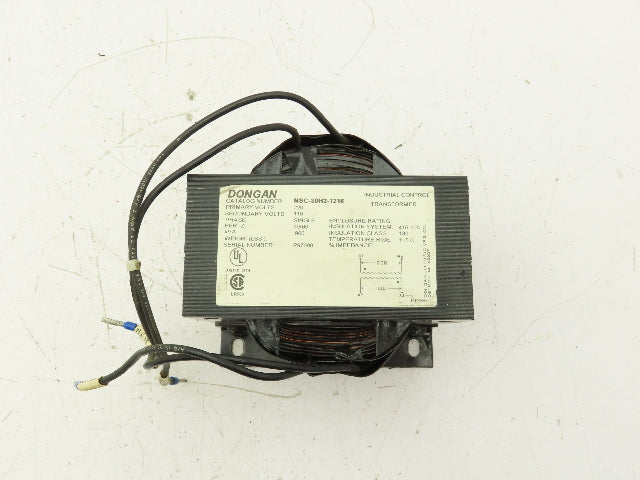 Dongan NSC-30H2-1216 Industrial Control Transformer 220V 1PH 0.900kVA