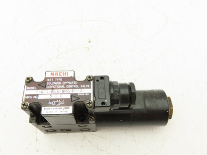 Nachi S-G01-B3X-GRZ-D2-32 Hydraulic Directional Control Solenoid Valve 24VDC D03