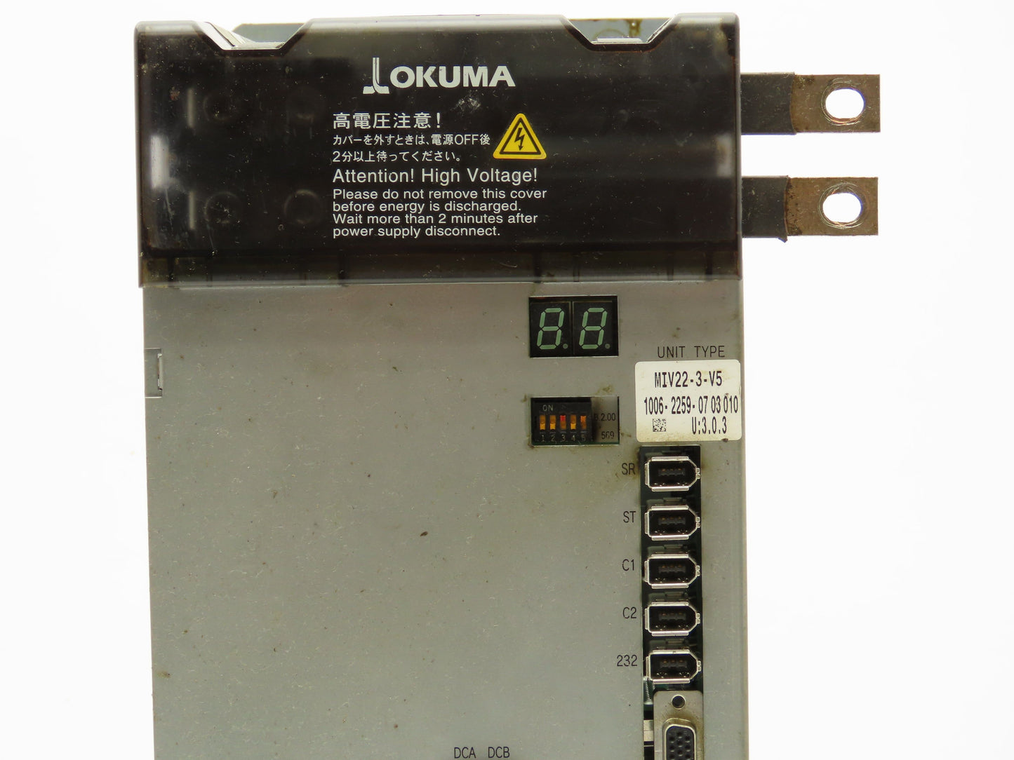 Okuma MIV22-3-V5 AC Servo Amplifier Spindle Drive Unit U3.0.3