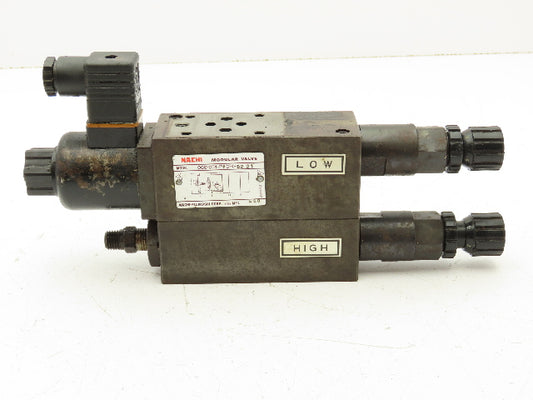 Nachi OGS-G01-P1C-K-D2-21 Hydraulic 2-Pressure Reducing Modular Valve 24VDC