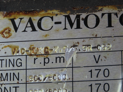 Okuma VAC-YMMC-7.5/5.5R-052 CNC Lathe AC Servo Spindle Motor 10Hp