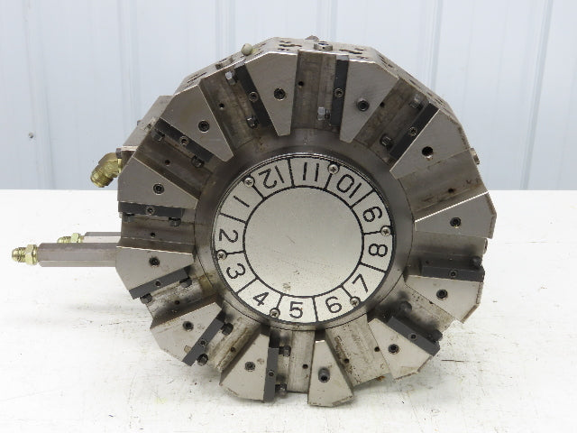 Okuma Crown 762E CNC Lathe 12-Position Turret Tool Changer