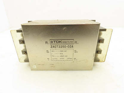 TDK ZAGT2250-02A Noise Filter 250V 50A Lot of 6