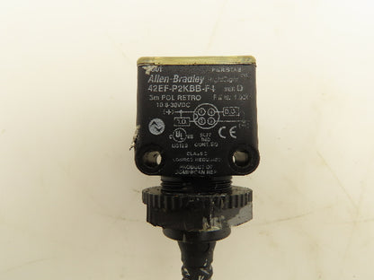 Allen Bradley 42EF-P2KBB-F4 RightSight Polarized Photosensor 3m Red Lot of 3