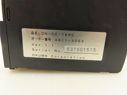 Okuma DN-OC-16PC A911-3053 PLC Output Module Lot of 2