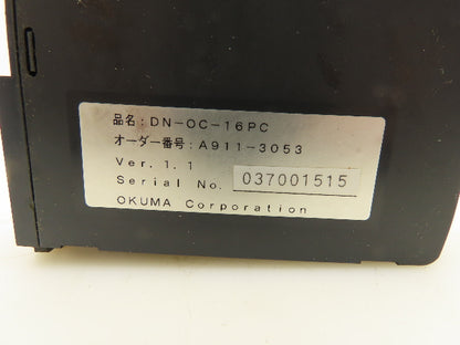 Okuma DN-OC-16PC A911-3053 PLC Output Module Lot of 2