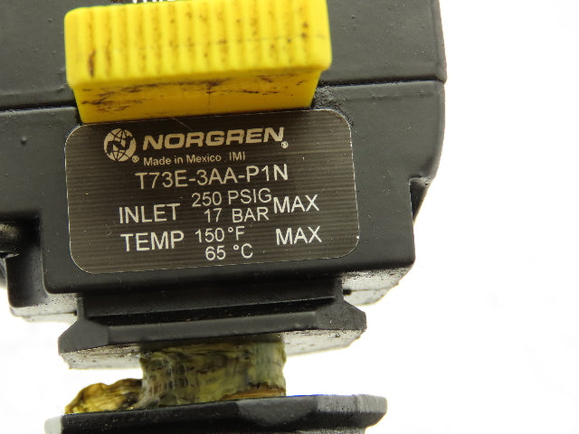 Norgren B73G-3AK-AD1-RMN Air Regulator Filter Combo w/Lockout Valve 250psi