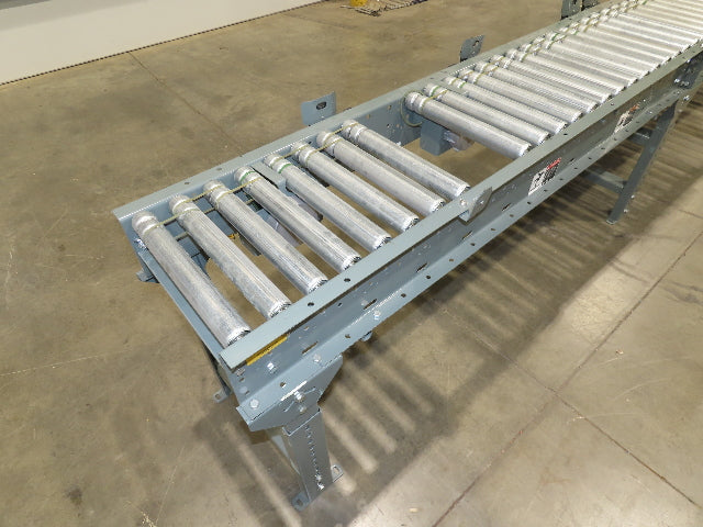 Hytrol 18"x 12' Accumulating Roller Conveyor 15"BF 24VDC EZ Logic Zone Control