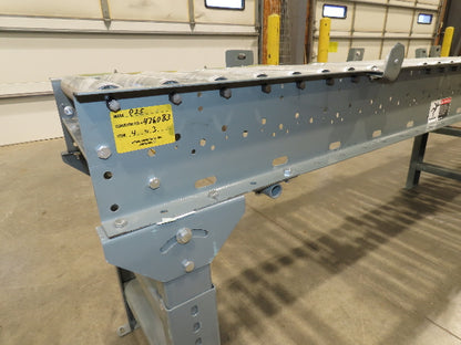 Hytrol 18"x 12' Accumulating Roller Conveyor 15"BF 24VDC EZ Logic Zone Control