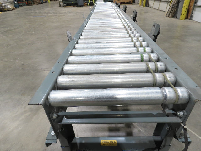 Hytrol 18"x 12' Accumulating Roller Conveyor 15"BF 24VDC EZ Logic Zone Control