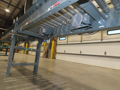 Hytrol 18"x 12' Accumulating Roller Conveyor 15"BF 24VDC EZ Logic Zone Control