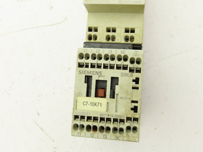 Siemens 3RV1011-1AA20 Circuit Breaker With Contactor 690V 1.1-1.6A 3 Pole