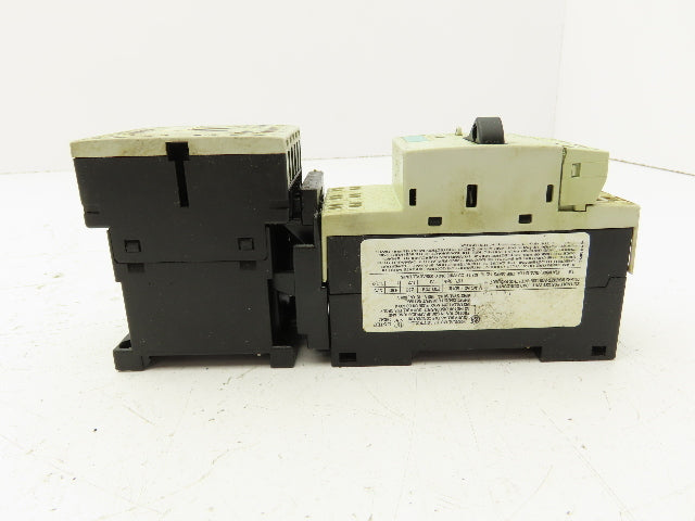 Siemens 3RV1011-1AA20 Circuit Breaker With Contactor 690V 1.1-1.6A 3 Pole