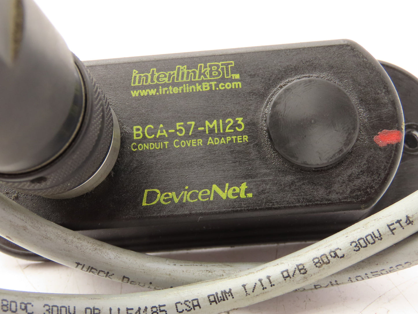 Turck BCA-57-M123 Conduit Cover Adaptor W/Optional Terminator Resistor