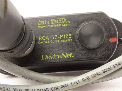 Turck BCA-57-M123 Conduit Cover Adaptor W/Optional Terminator Resistor