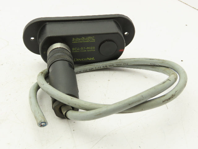 Turck BCA-57-M123 Conduit Cover Adaptor W/Optional Terminator Resistor