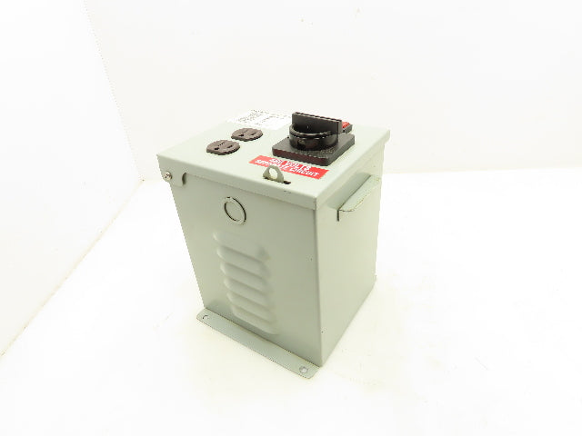 Daykin Electric MDGTA-09 Mini Transformer Disconnect 480V Input 120V O ...