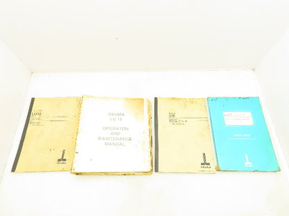 Okuma LU15 CNC Operator & Maintenance Manual with Parts Book OSP7000L NC Lathe