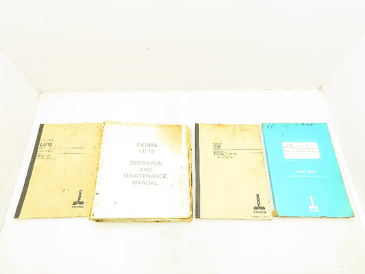 Okuma LU15 CNC Operator & Maintenance Manual with Parts Book OSP7000L NC Lathe