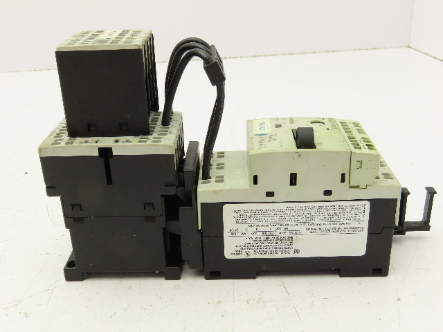 Siemens 3RV1011-1HA20 Circuit Breaker With Contactor 24VDC 3-7A 3KW/400V 3 Pole