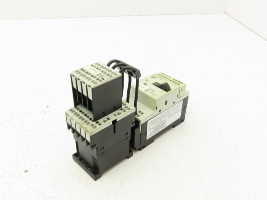 Siemens 3RV1011-1HA20 Circuit Breaker With Contactor 24VDC 3-7A 3KW/400V 3 Pole