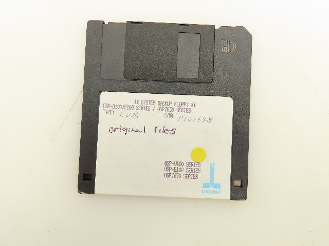 Okuma LU25 CNC Lathe Floppy Disc Files OSP-E100 / OSP-U100 / OSP7030