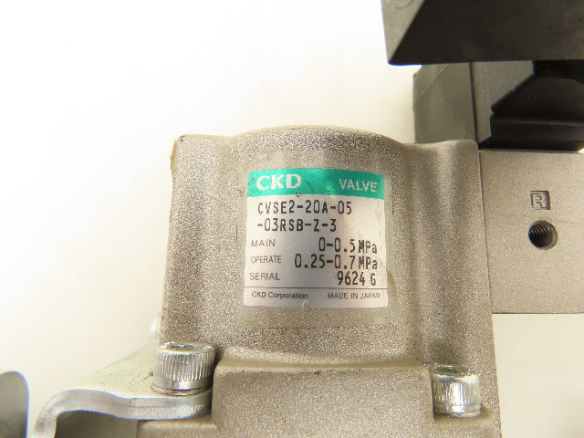 CKD CVSE2-20A-05 Coolant Valve W/Solenoid 12-24VDC 3/4" NPT