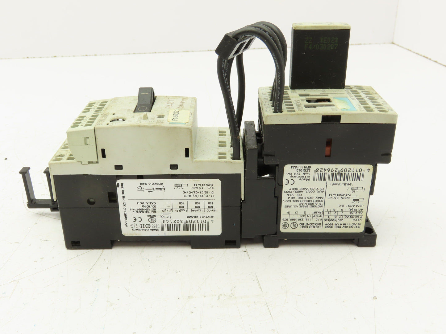 Siemens 3RT1015-2BB42 Contactor With Circuit Breaker 24VDC 7A 1NC 3 Pole