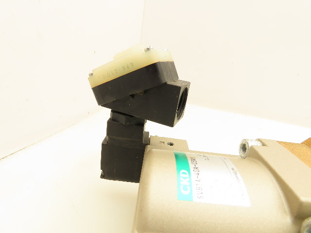CKD SVB1A-40A-03RS Coolant Valve with Solenoid 12-24VDC 1-1/2" NPT