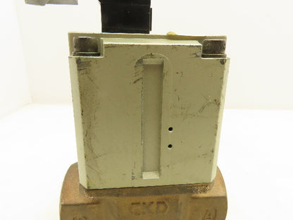 CKD NSB1A-40A-03RS Solenoid Coolant Valve 24VDC 1-1/2 NPT