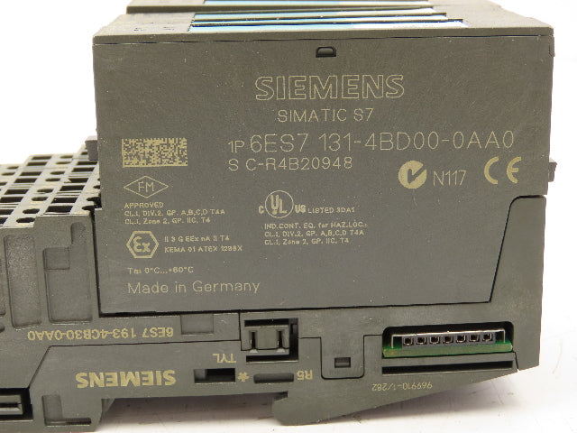 Siemens 6ES7 131-4BD00-0AA0 Digital Input Module With Terminal 24VDC Lot Of 12
