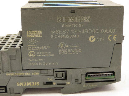 Siemens 6ES7 131-4BD00-0AA0 Digital Input Module With Terminal 24VDC Lot Of 12