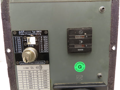 DMG Gildemeister 0703-MI-0126 CNC Lathe Switch Panel Hourmeter 200A Disconnect