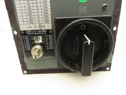 DMG Gildemeister 0703-MI-0126 CNC Lathe Switch Panel Hourmeter 200A Disconnect