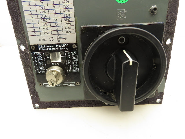 DMG Gildemeister 0703-MI-0126 CNC Lathe Switch Panel Hourmeter 200A Disconnect