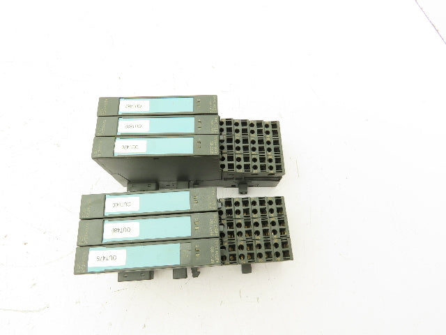 Siemens 6ES7132-4BB30-0AA0 Digital Output Module With Terminal 24VDC 2A Lot Of 6