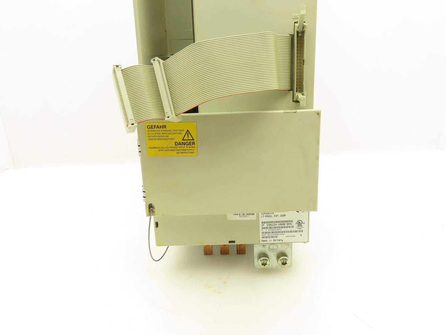 Siemens 6SN1124-1AA00-0EA1 Simodrive 611 Power Module 160A 1-Axis Drive Ver A