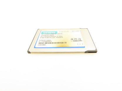 Siemens 6FC5250-6BX30-3AH0 Sinumerik 840D NCU Software PC Memory Card 8MB