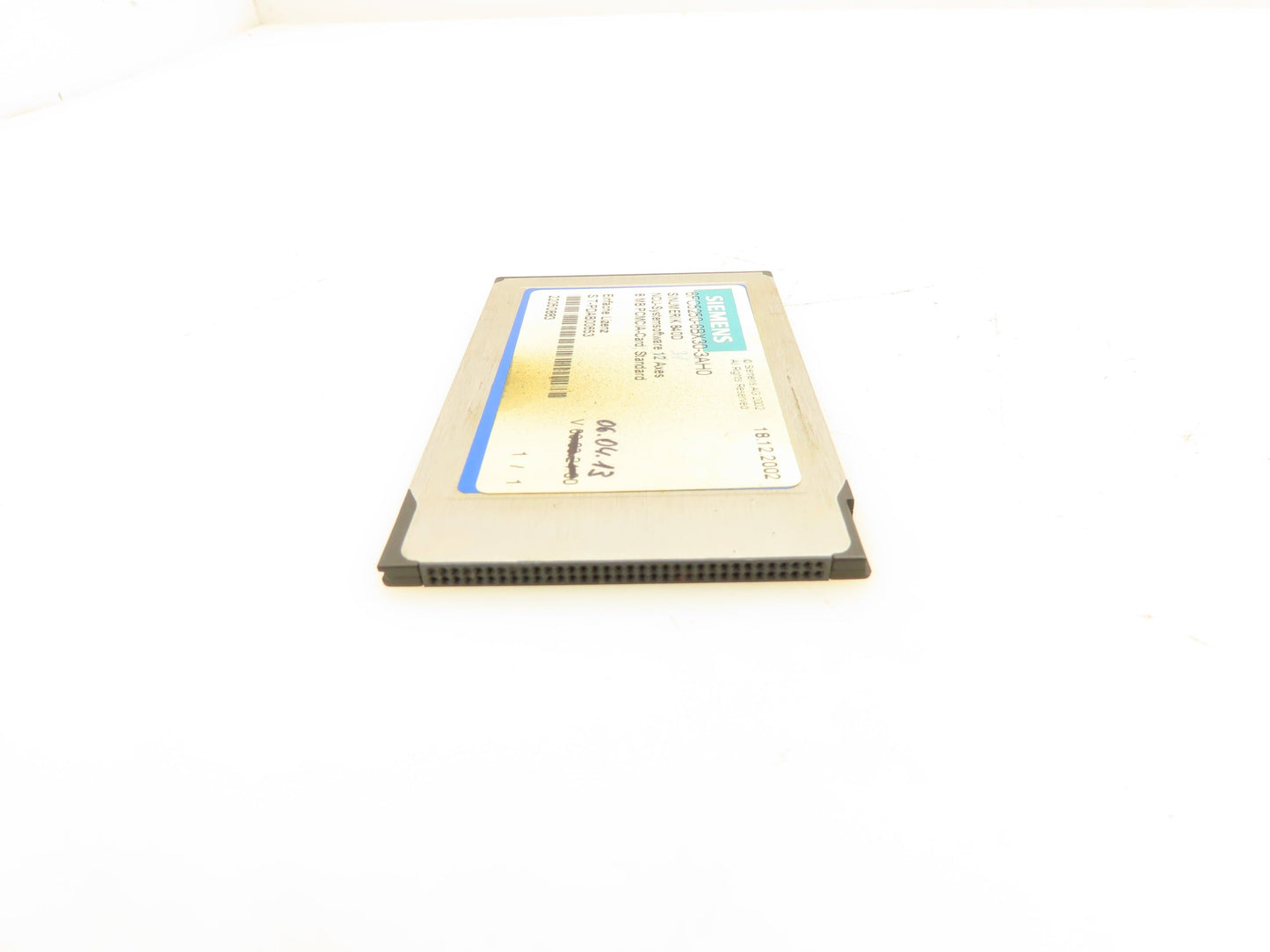 Siemens 6FC5250-6BX30-3AH0 Sinumerik 840D NCU Software PC Memory Card 8MB