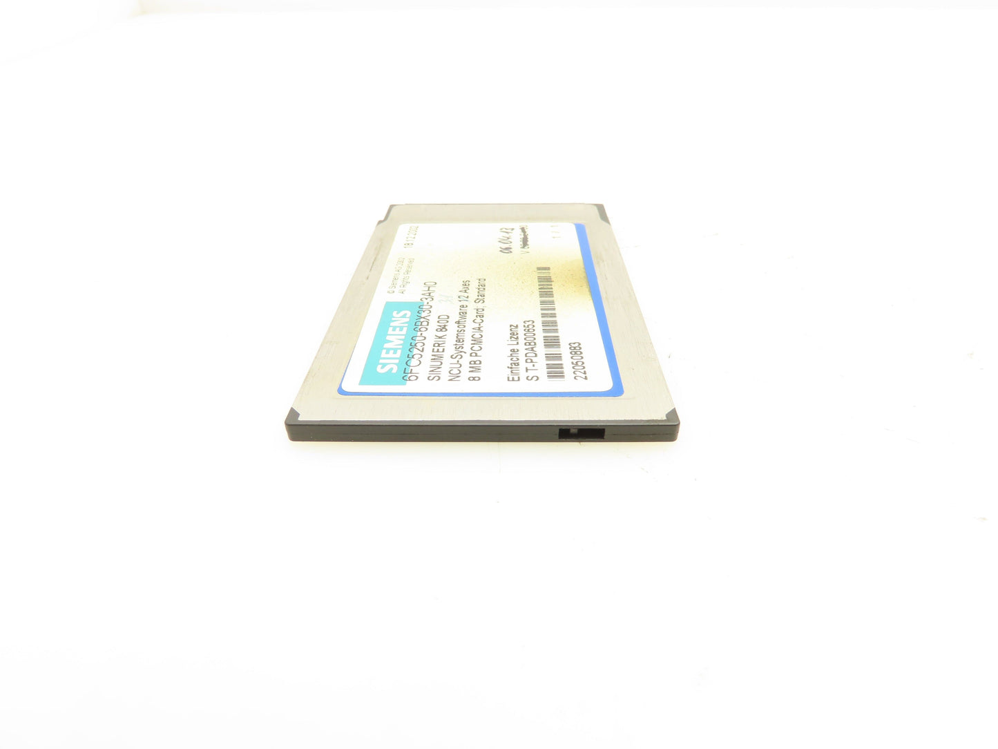Siemens 6FC5250-6BX30-3AH0 Sinumerik 840D NCU Software PC Memory Card 8MB